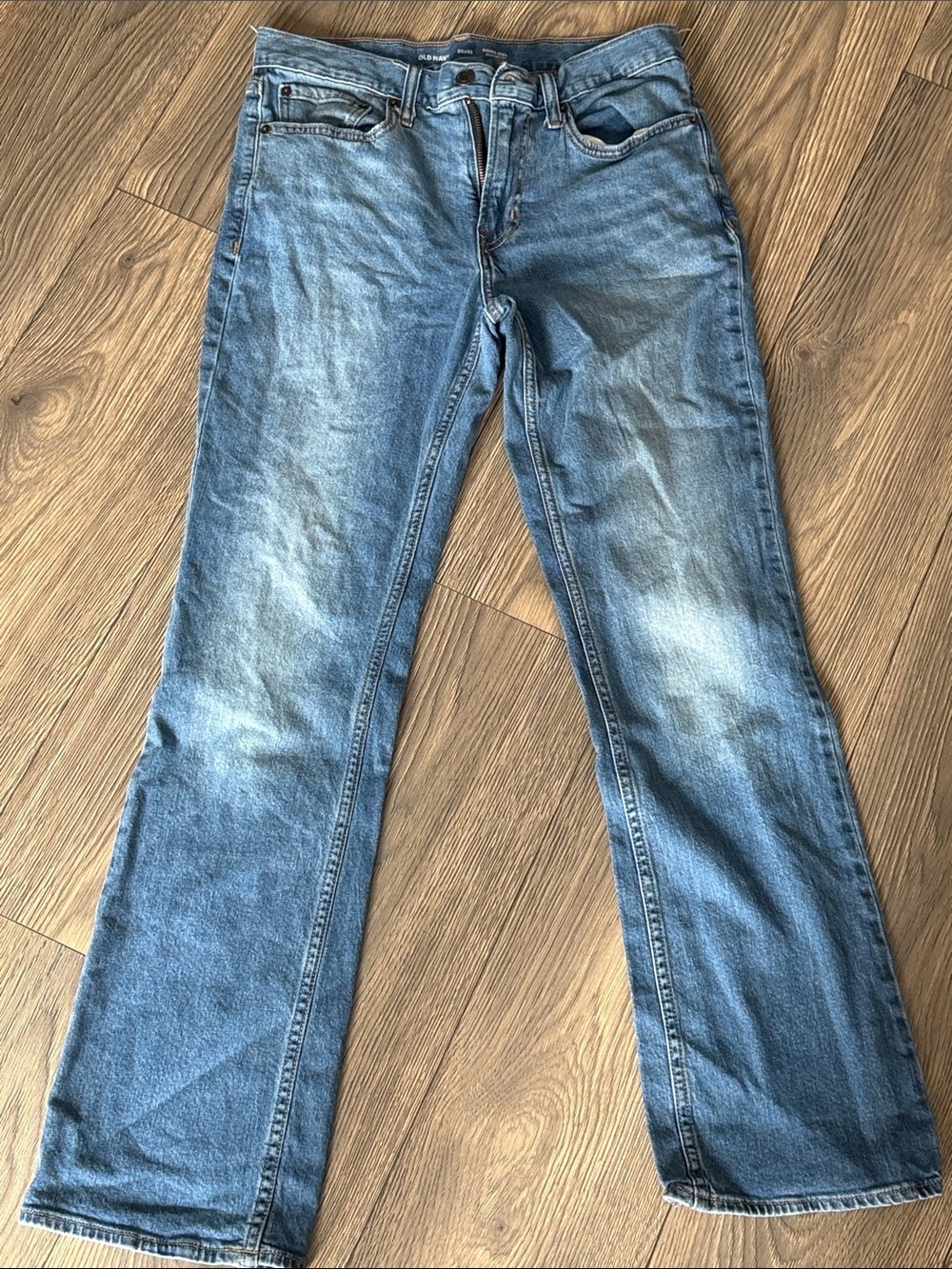 Old Navy Men's Medium Blue Bootcut Jeans